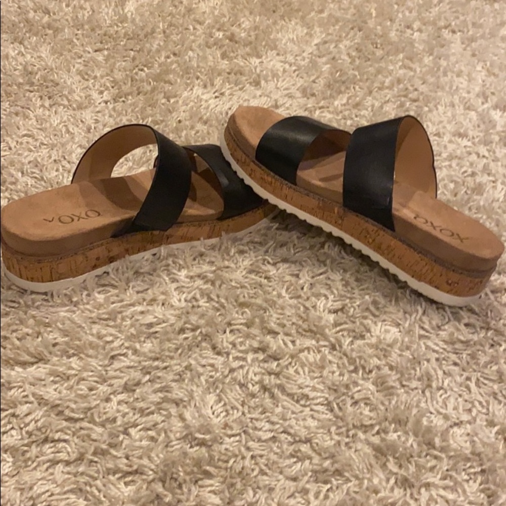 XOXO Cork Sandals